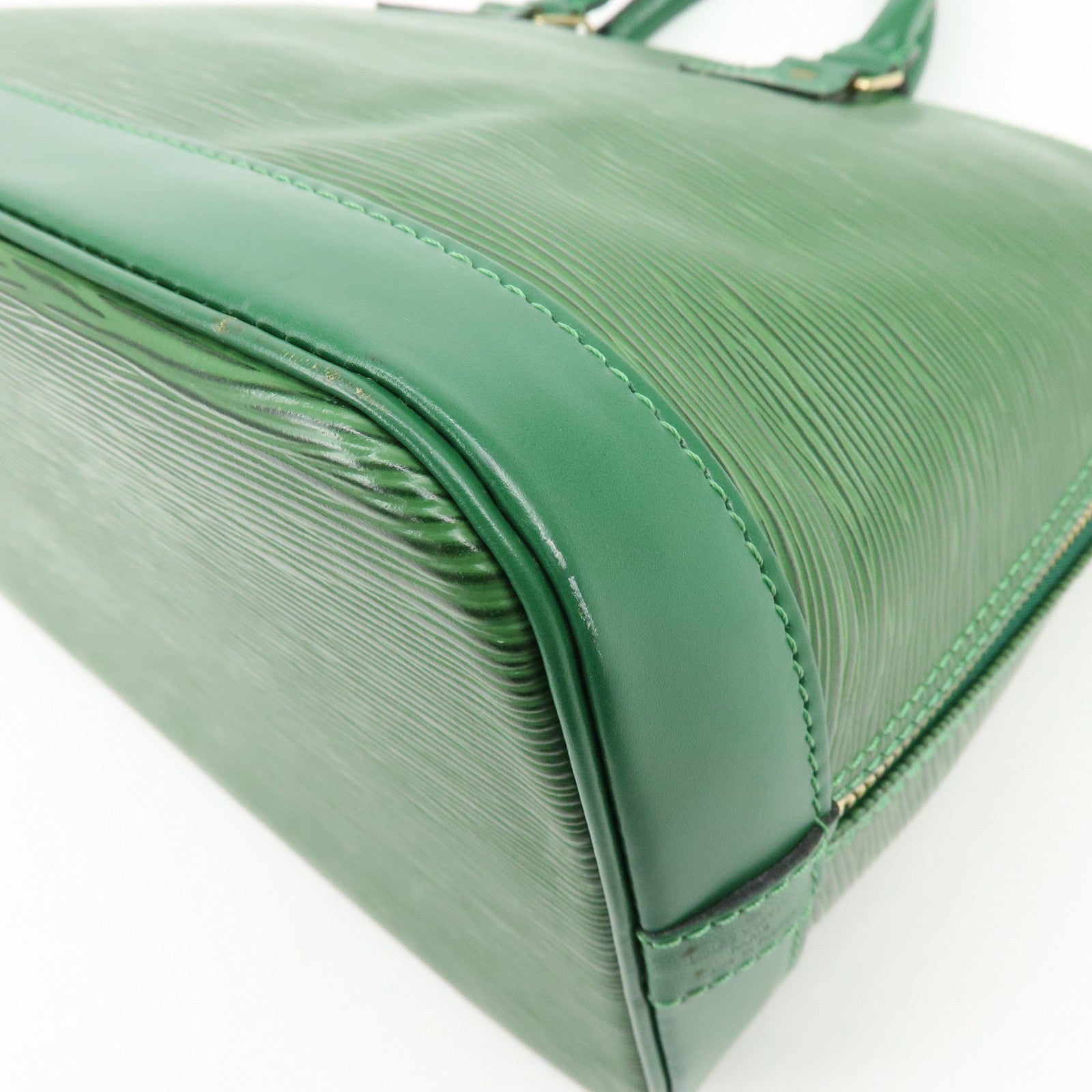 Louis Vuitton Epi Alma Hand Bag Borneo Green M52144