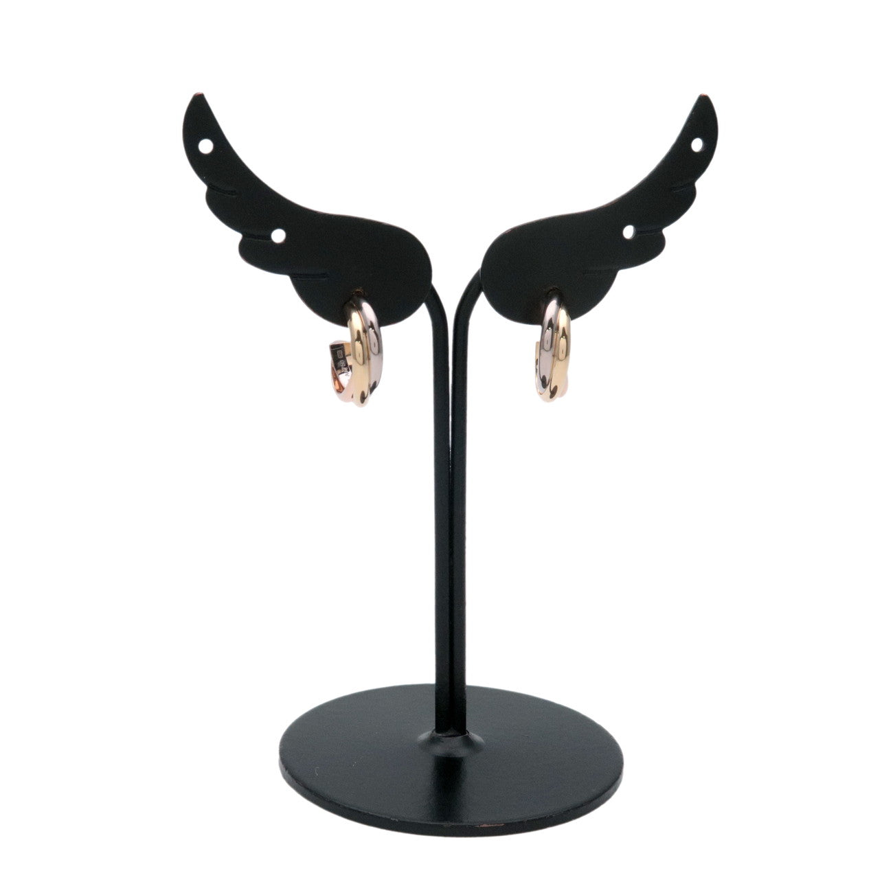 Cartier Trinity Earrings K18 750 Yello/White/Rose Gold