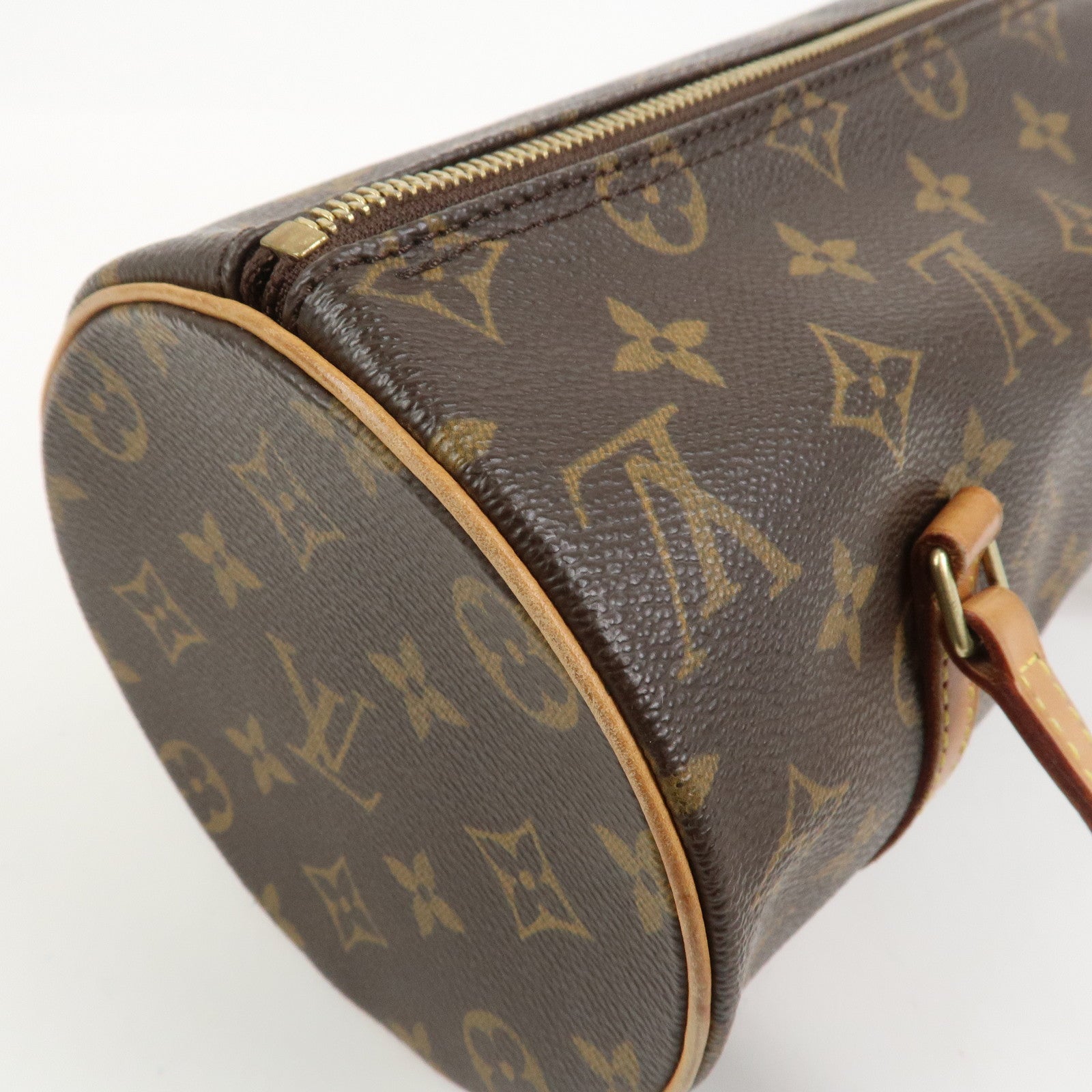 Louis Vuitton Monogram Papillon 26 Hand Bag Brown M51386