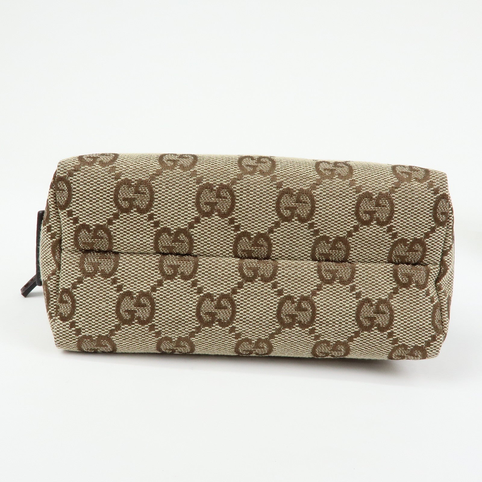 GUCCI GG Canvas Pouch Cosmetic Pouch Beige Brown 29596