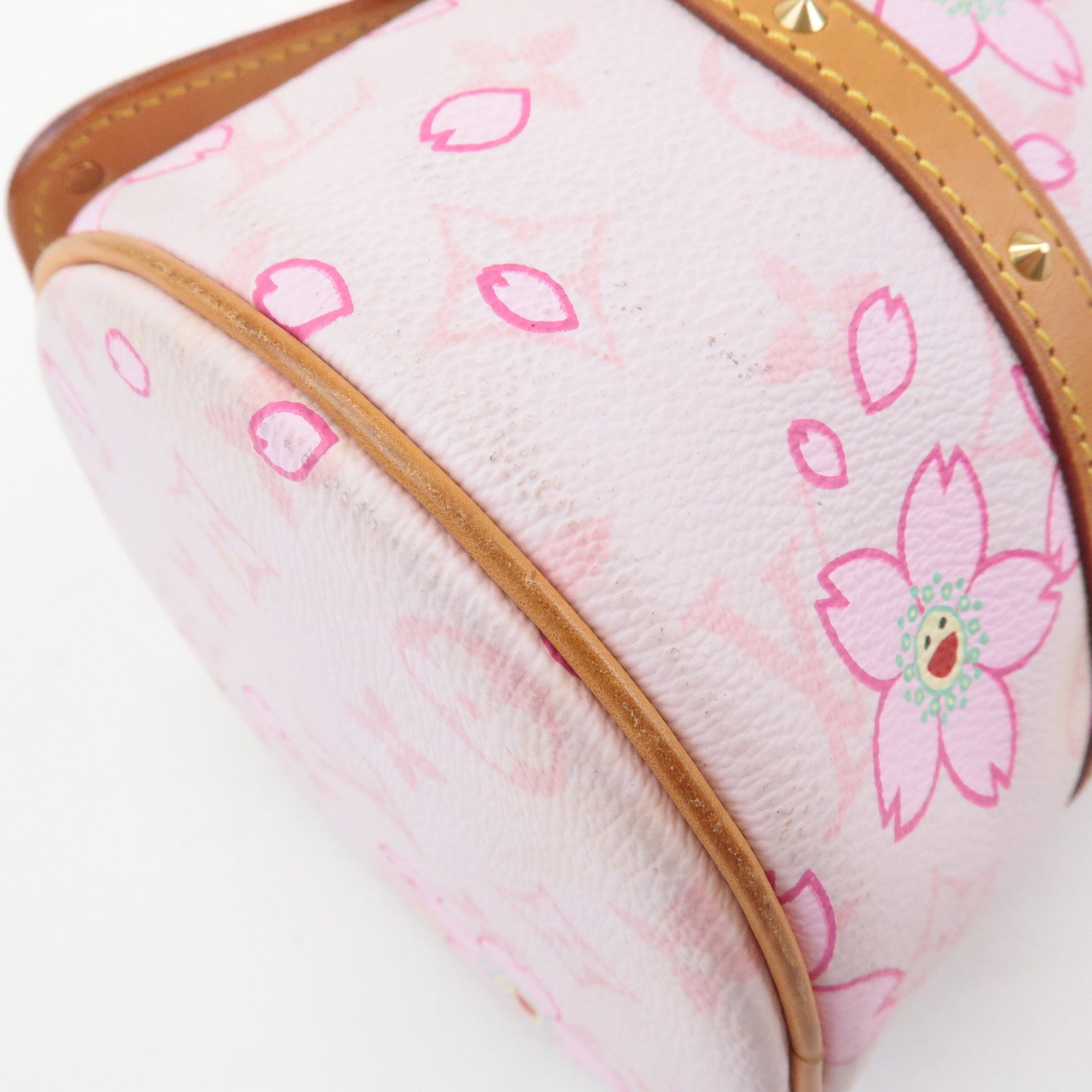 Louis Vuitton Monogram Cherry Blossom Papillon Hand Bag Rose M92010 Used