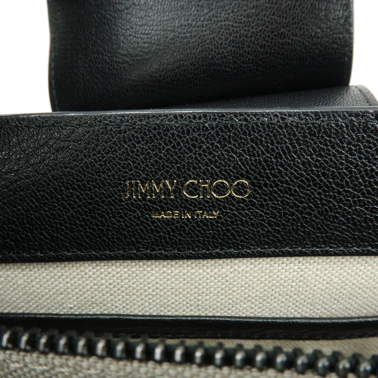 JIMMY CHOO Rebel Bag Leather Hand Bag Black