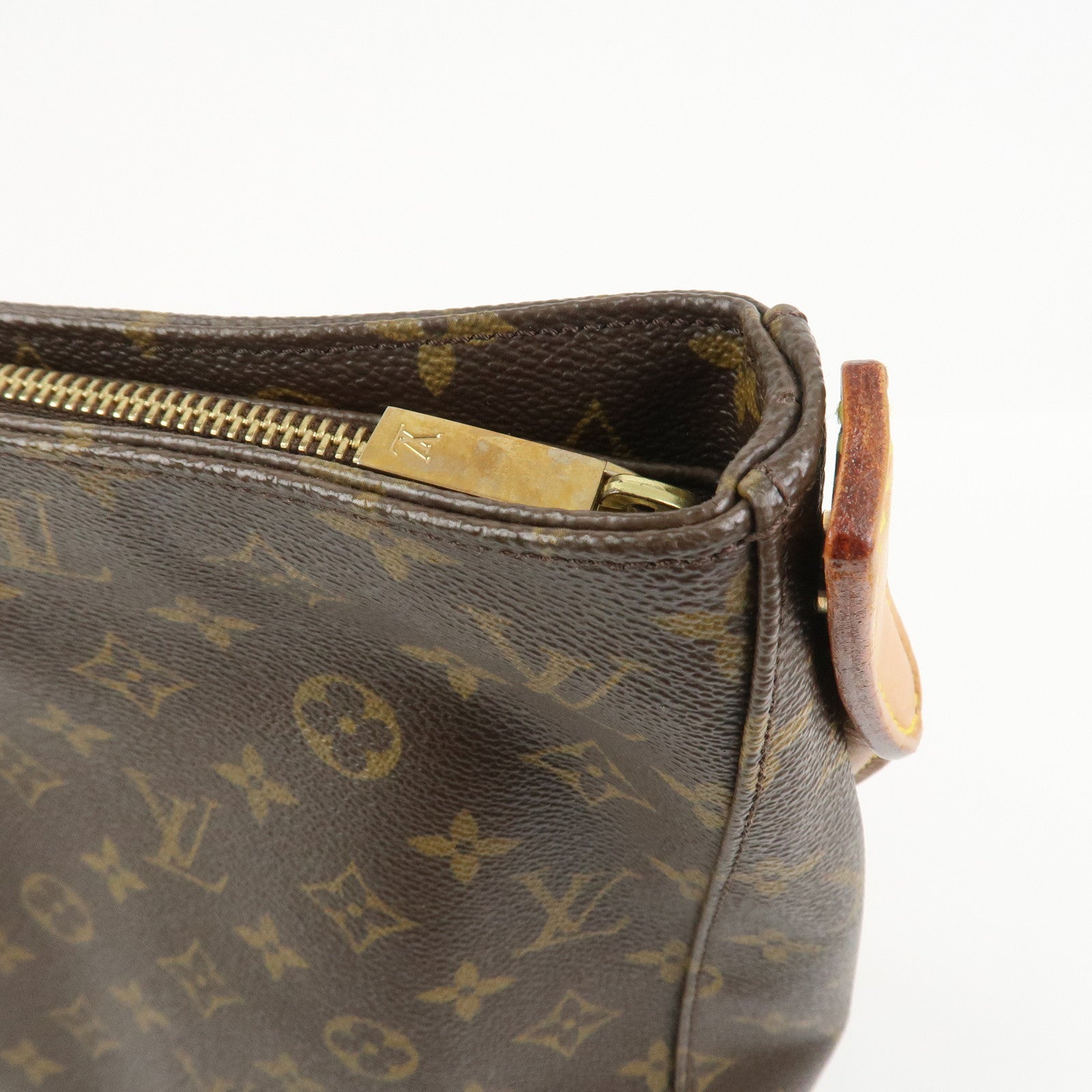 Louis Vuitton Monogram Looping GM Shoulder Bag Brown M51145