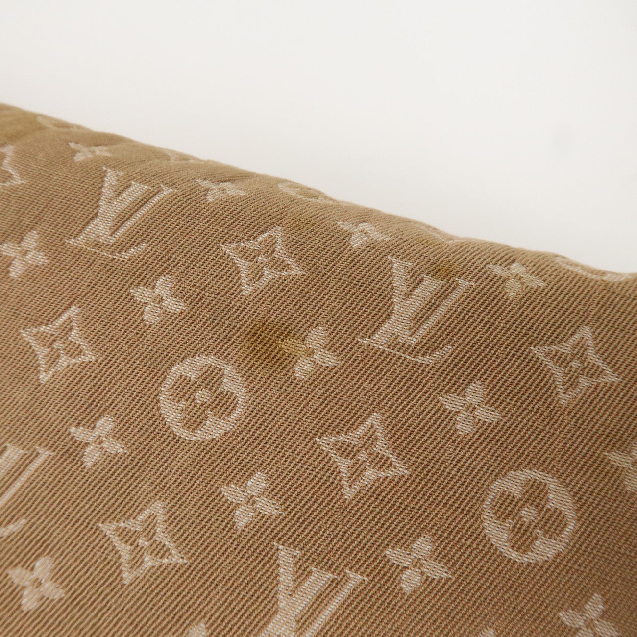Louis Vuitton Monogram Mini Initial Aman Camel White M40020 Used