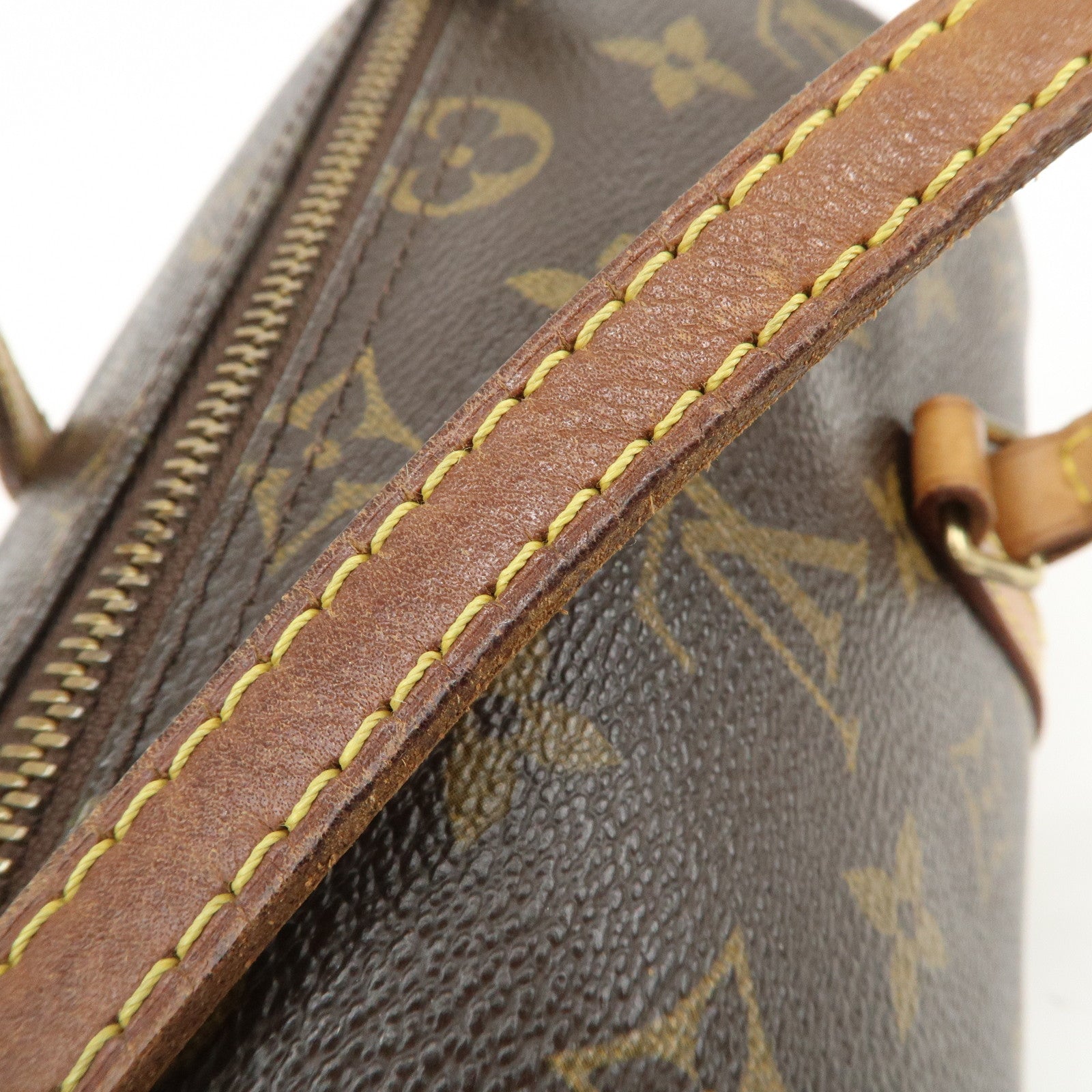 Louis Vuitton Monogram Papillon 26 Hand Bag Brown M51386