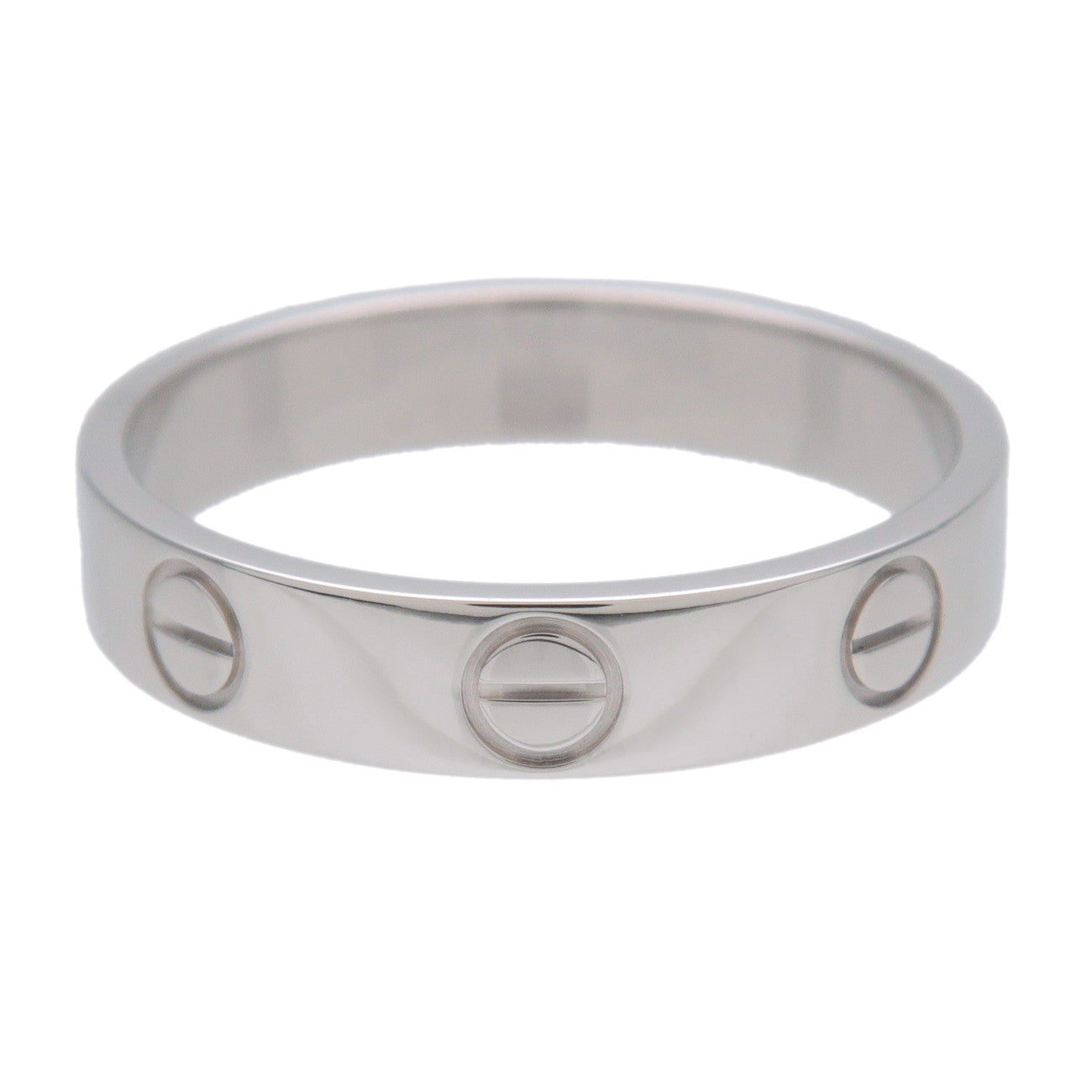 Cartier Mini Love Ring K18 750WG White Gold #51 US5.5-5.75 EU51