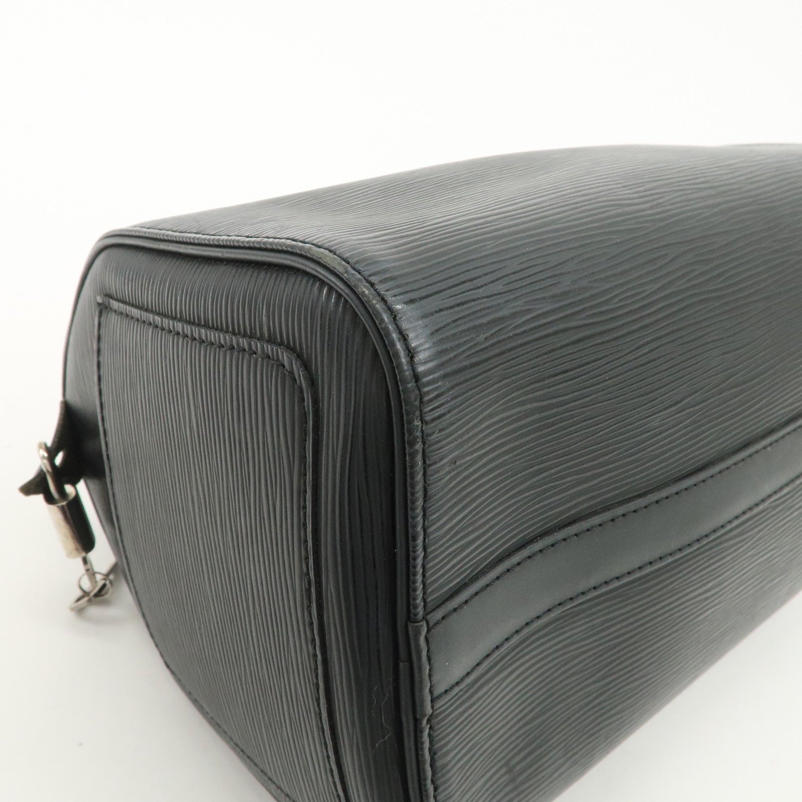 Louis Vuitton Epi Leather Speedy 25 Hand Bag Boston Bag Noir M59032