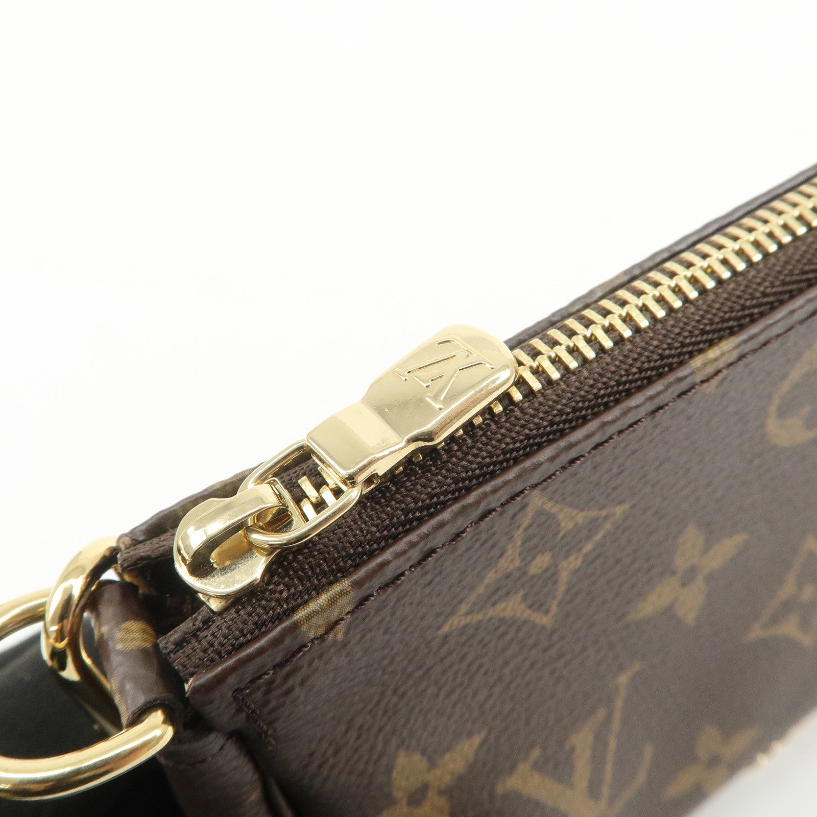 Louis Vuitton Monogram Mini Pochette Accessoires Hand Bag M58009