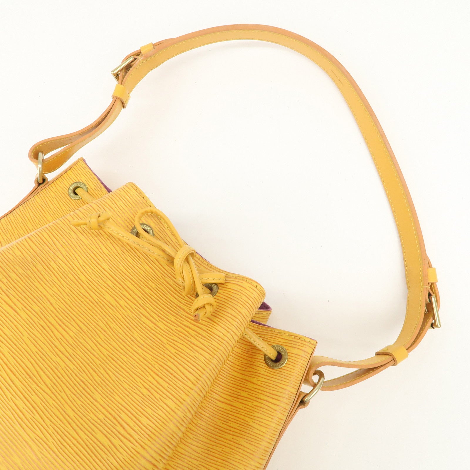 Louis Vuitton Epi Petit Noe Shoulder Bag Tassili Yellow M44109