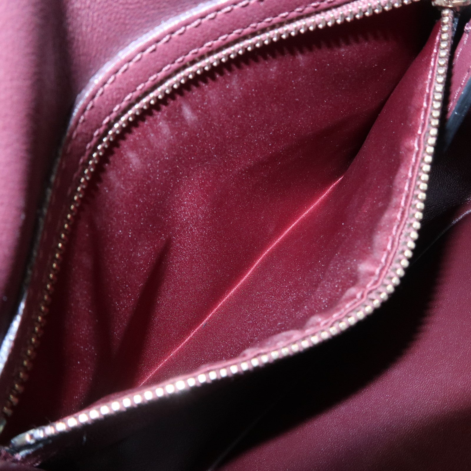 VALENTINO Rock Studs Leather Shoulder Bag Hand Bag Brown