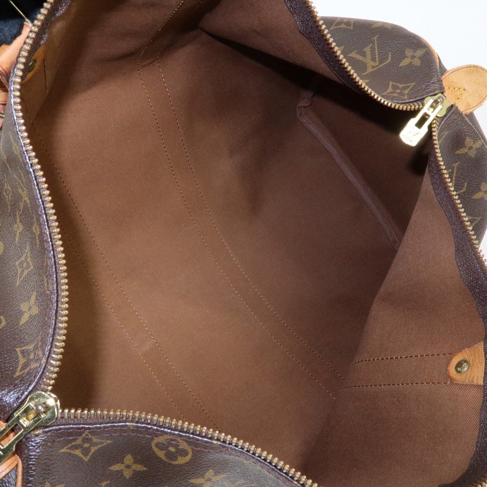 Louis Vuitton Monogram Keep All 45 Boston Bag Brown M41428
