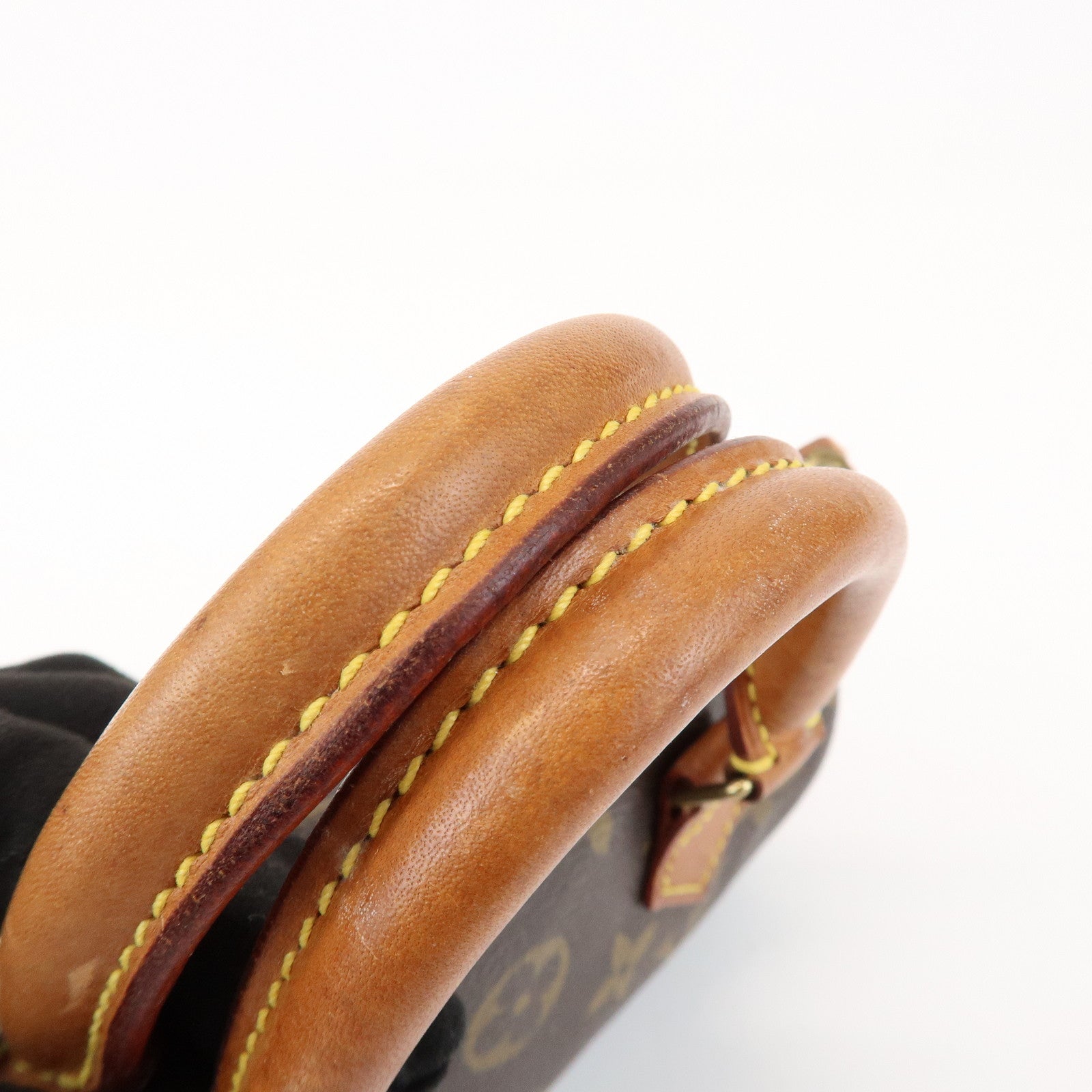 Louis Vuitton Monogram Mini Speedy Hand Bag Boston Bag Brown M41534