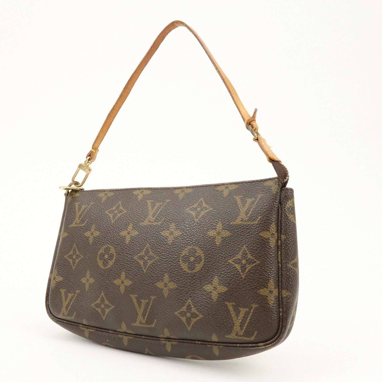 Louis Vuitton Monogram Pochette Accessoires Pouch Hand Bag M51980