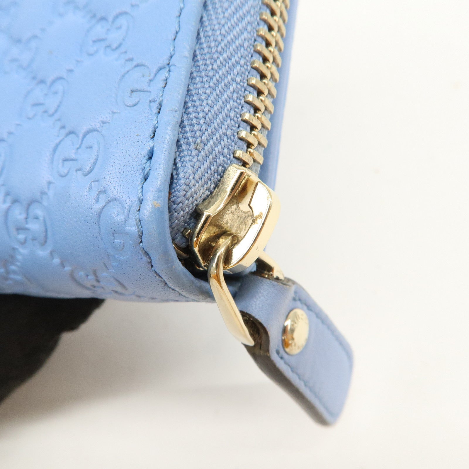 GUCCI Micro Guccissima Signature Bi-Fold Compact Wallet 449395
