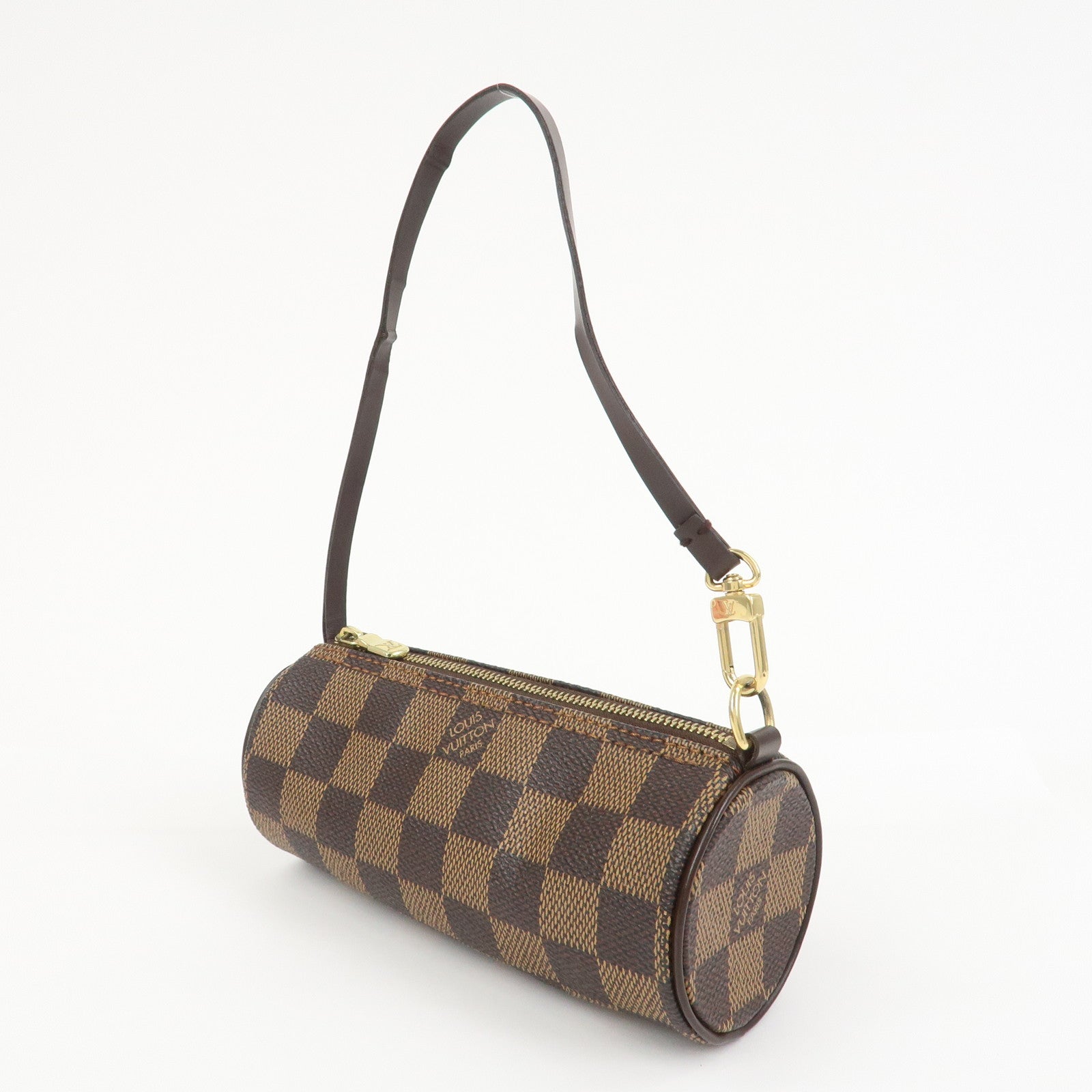 Louis Vuitton Damier Ebene Mini Pouch for Papillon Bag Brown