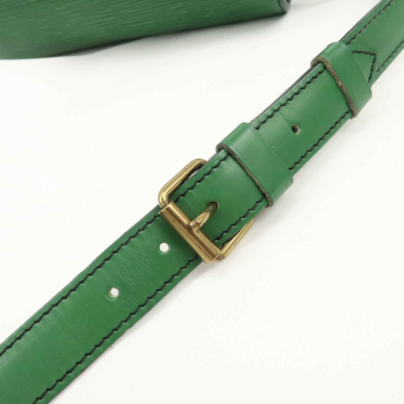 Louis Vuitton Epi Cartouchiere MM Shoulder Bag Borneo Green M52244