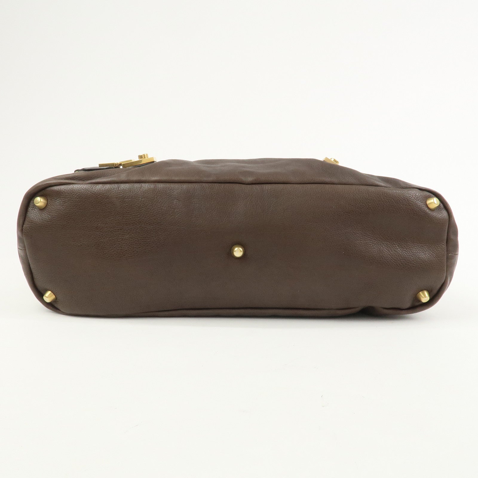 Chloe Marcie Leather 2Way Bag Shoulder Hand Bag Brown 03.10.662