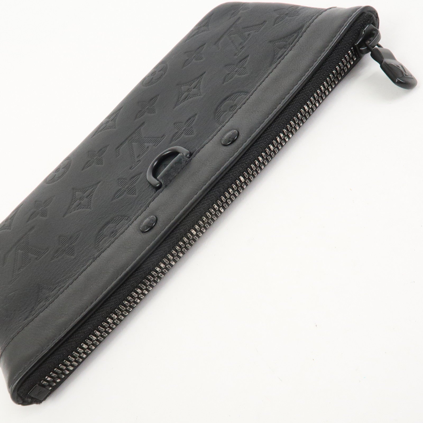 Louis Vuitton Monogram Shadow Pochette Discovery PM Noir M44335