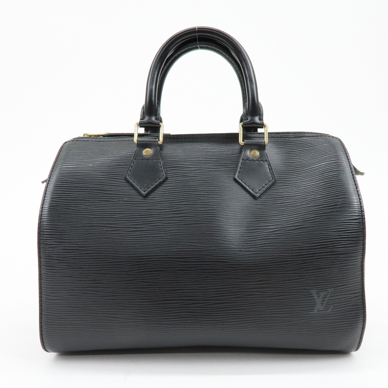 Louis Vuitton Epi Leather Speedy 25 Hand Bag Boston Bag Noir M59032
