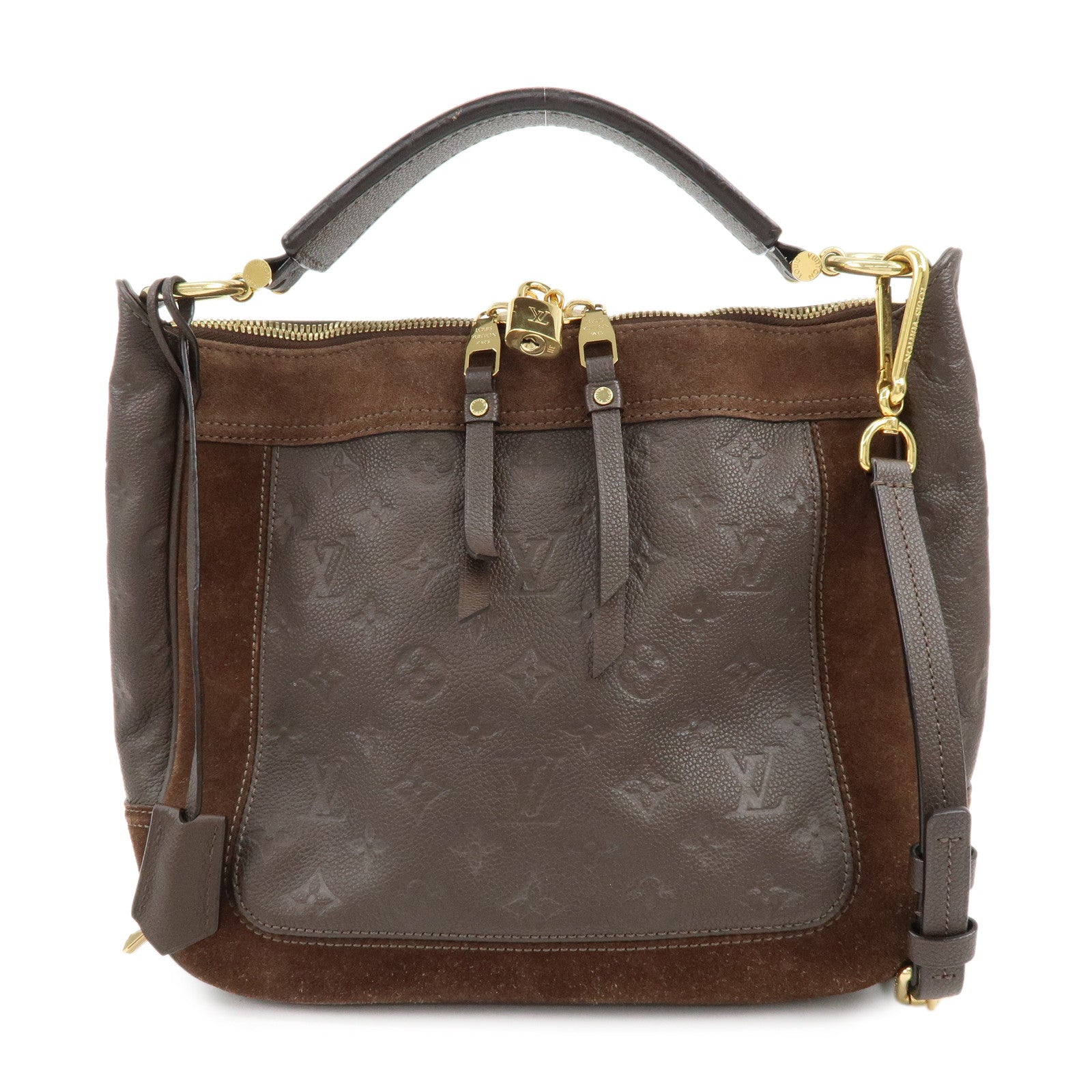 Louis Vuitton Monogram Empreinte Audacieuse PM Hand Bag M94175