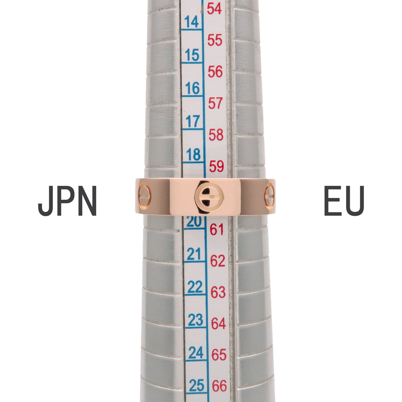 Cartier Love Ring K18 750PG #60 Rose Gold US9 EU60 HK20.5