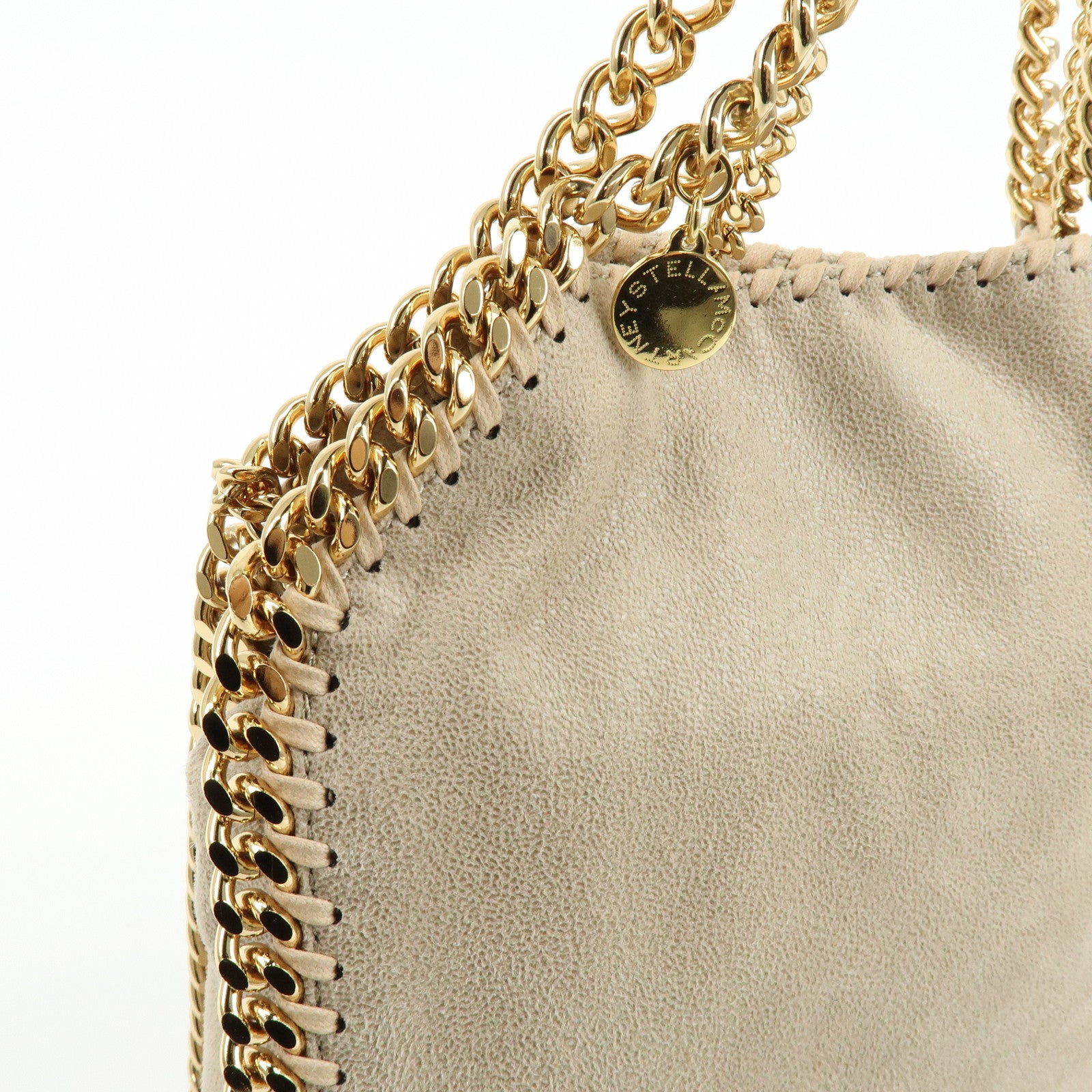 STELLA MCCARTNEY Polyester Shoulder Bag Crossbody Bag Beige