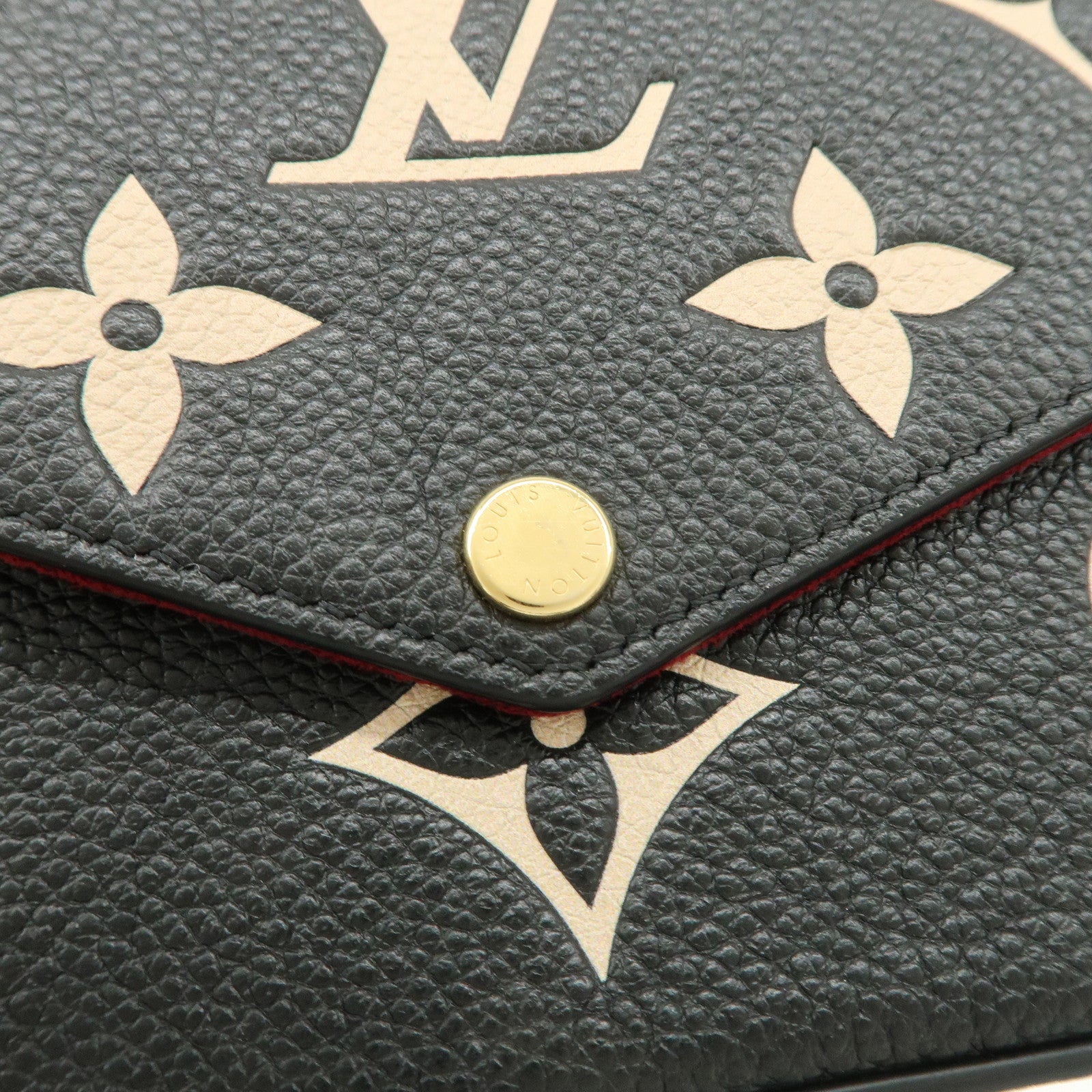 Louis Vuitton Monogram Empreinte Pochette Félicie Black M82479 Used