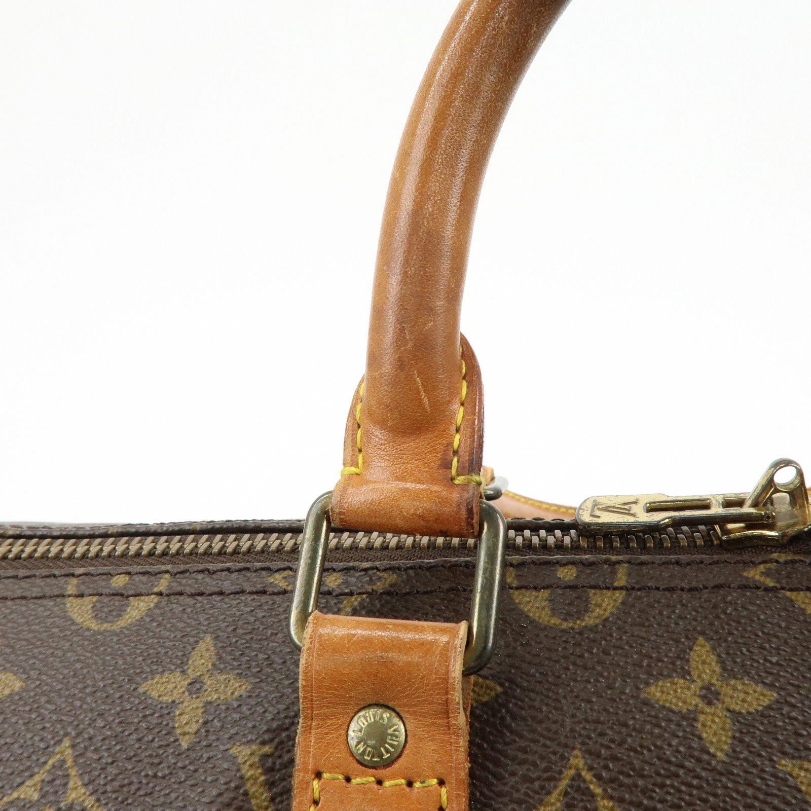 Louis Vuitton Monogram Keep All Bandouliere 55 Boston Bag M41414