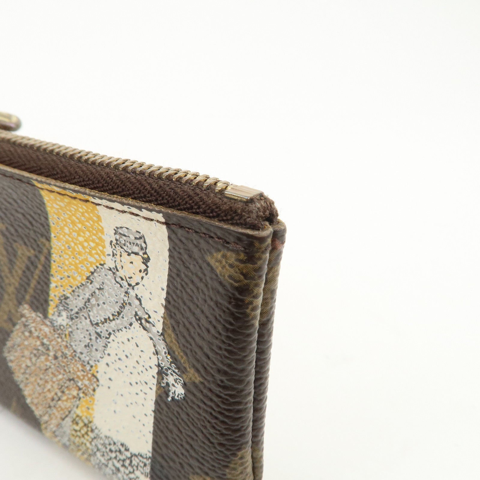 Louis Vuitton Monogram Groom Pochette Cles Coin Case M60033