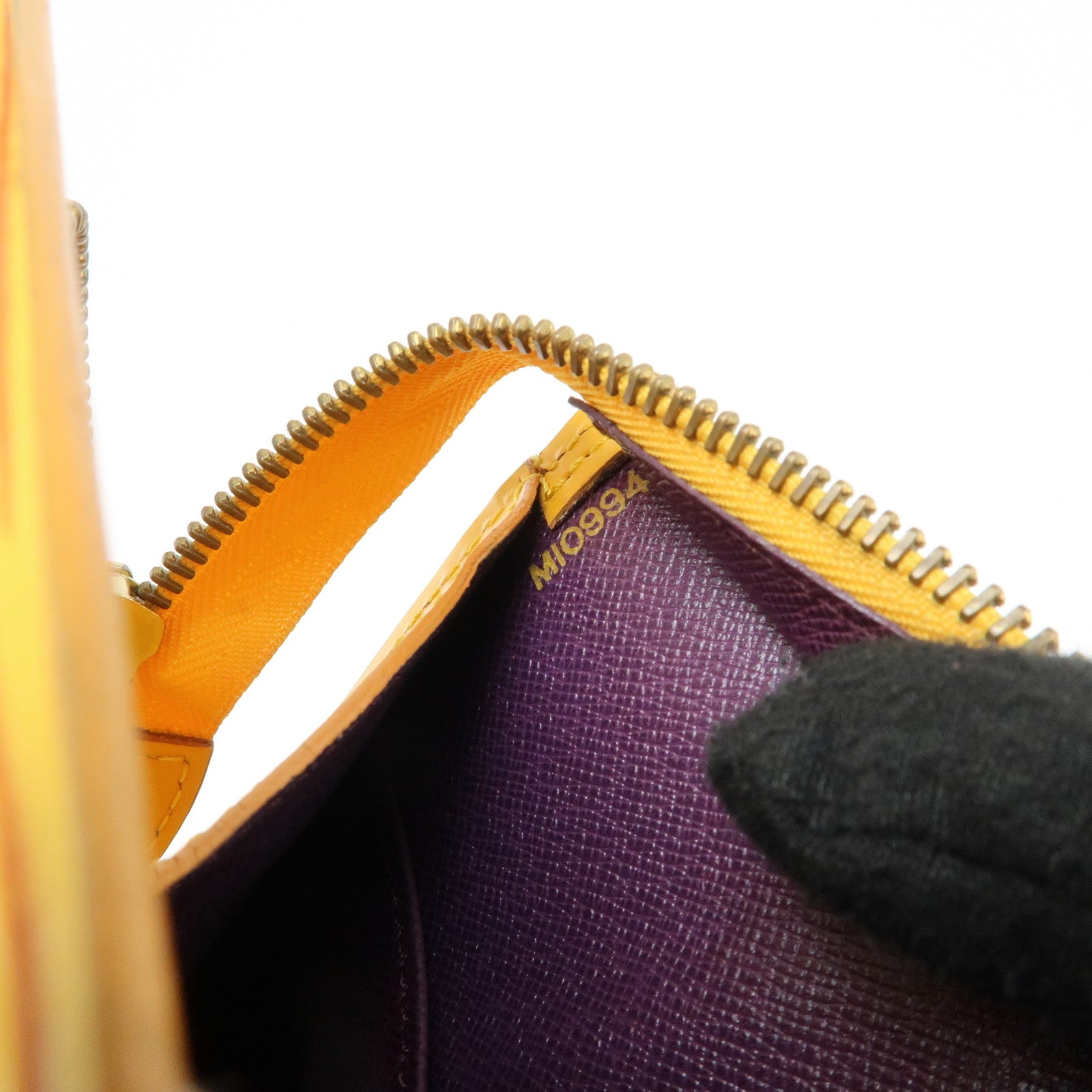 Louis Vuitton Epi Sac Triangle Hand Bag Tassili Yellow M52099