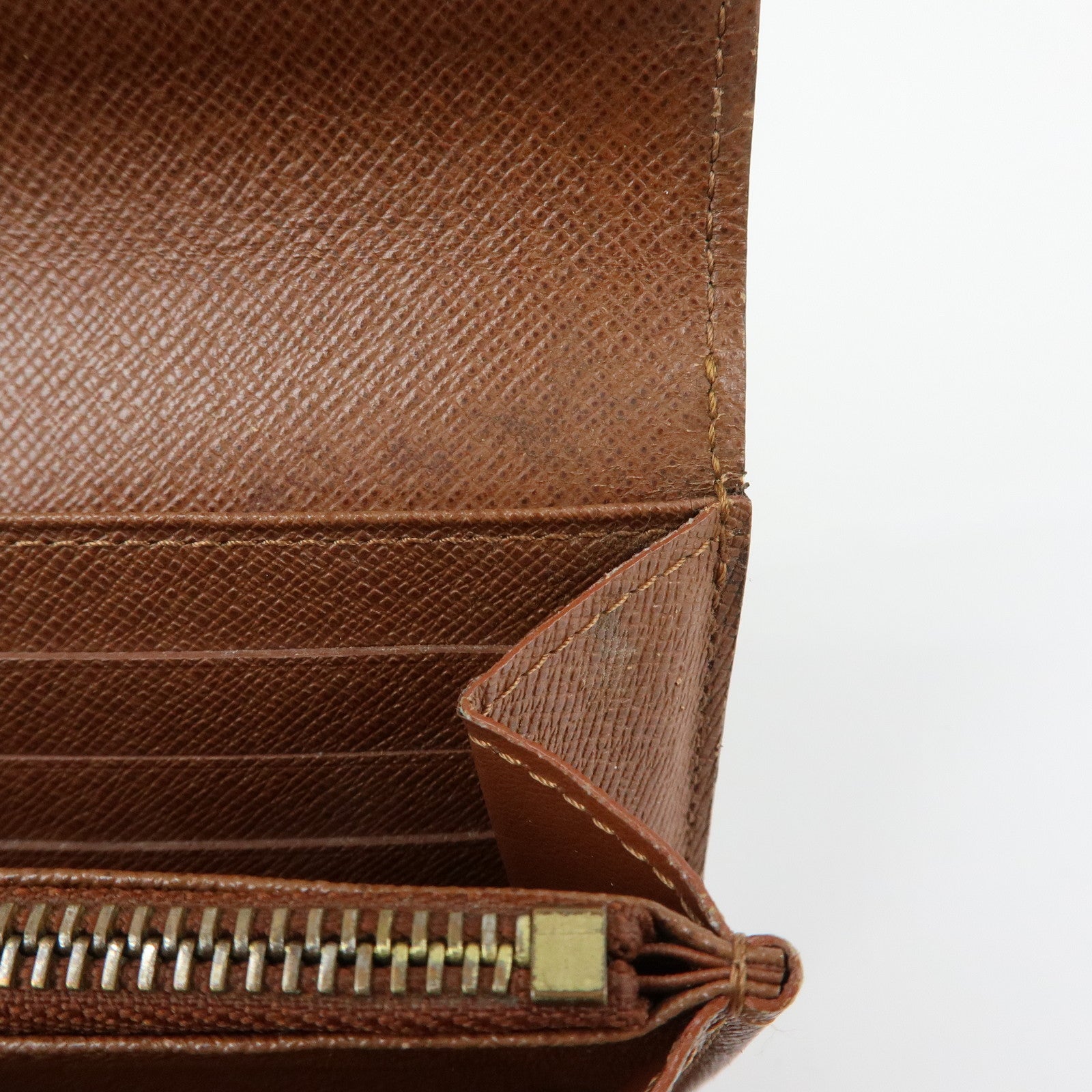 Louis Vuitton Monogram Portefeuille Sarah Long Wallet Brown M61734