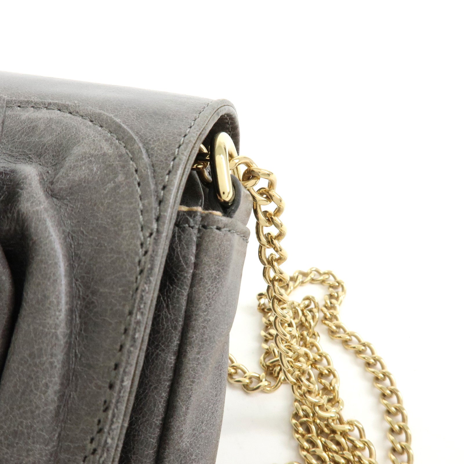 VALENTINO RED Valentino 2Way Bag Chain Shoulder Bag Hand Bag Gray