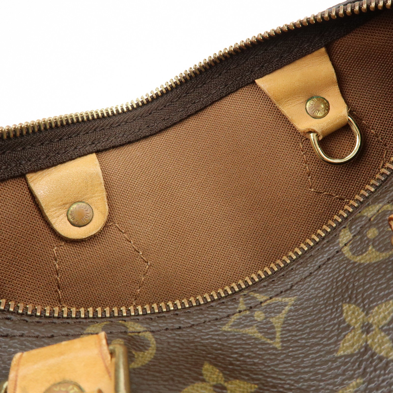 Louis Vuitton Monogram Speedy 25 Boston Bag Hand Bag Brown M41528