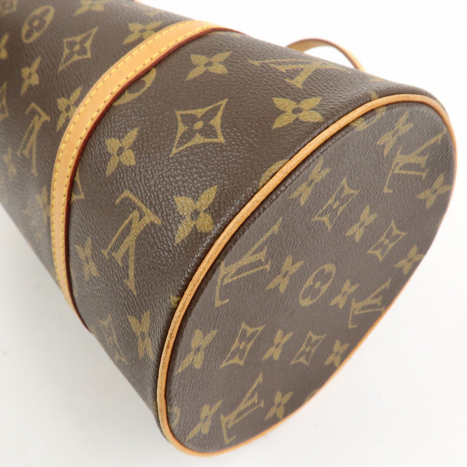 Louis Vuitton Monogram Papillon 30 Hand Bag New Style Brown M51385