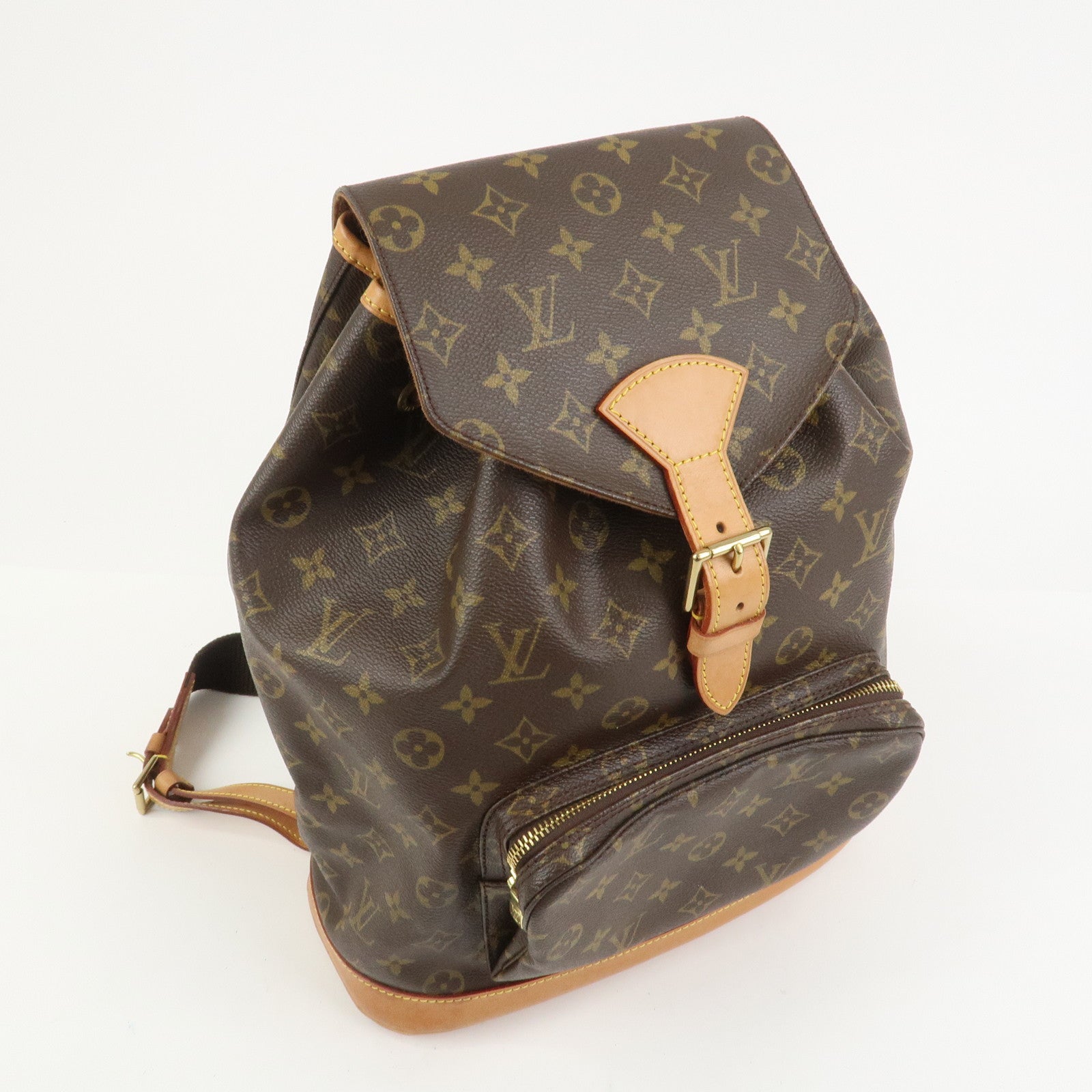 Louis Vuitton Monogram Montsouris GM Backpack Brown M51135