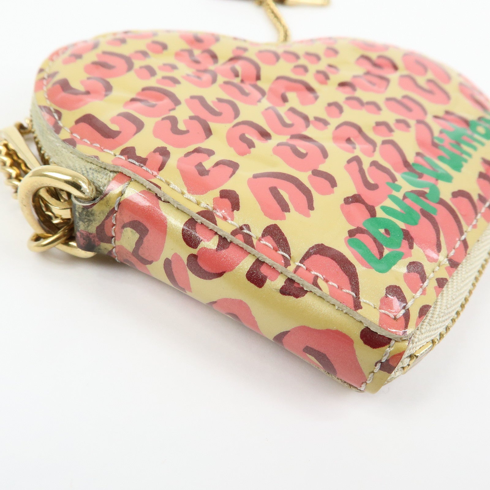 Louis Vuitton Monogram Vernis Porte Monnaie Coeur Coin Case M91473