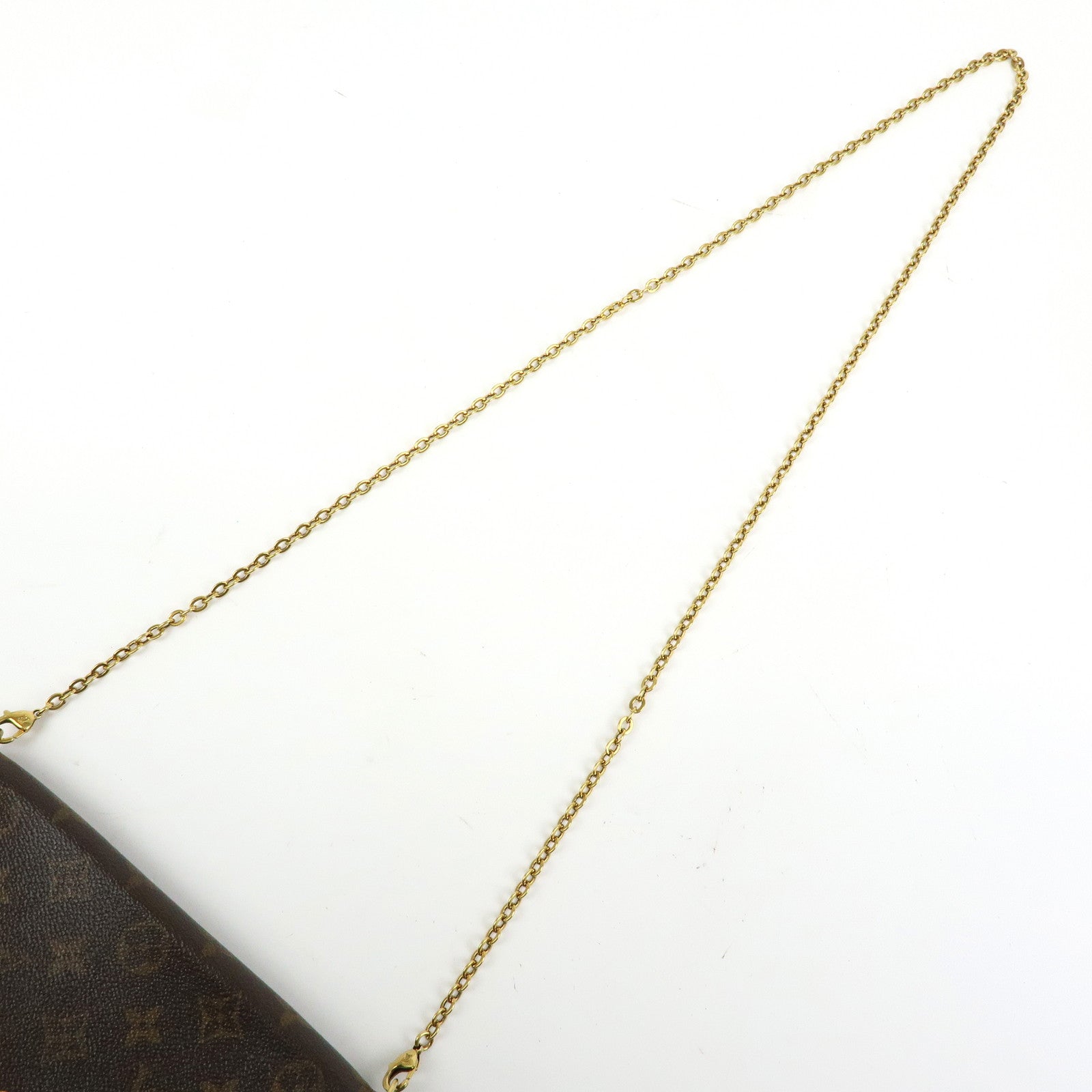 Louis Vuitton Monogram Pochette Felicie Shoulder Bag Brown M61276