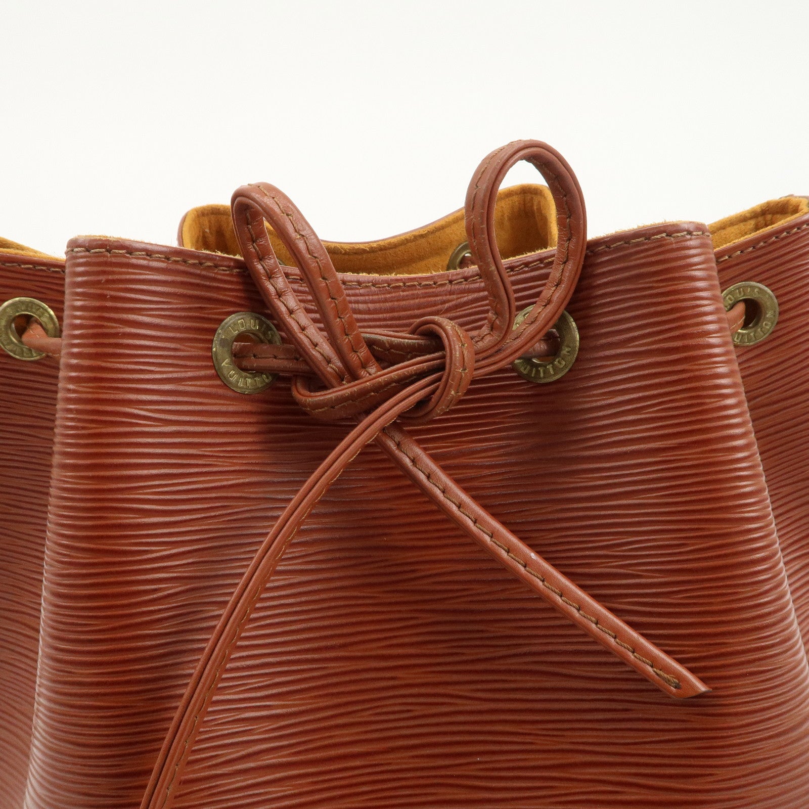 Louis Vuitton Epi Petit Noe Shoulder Bag Kenya Brown M44103