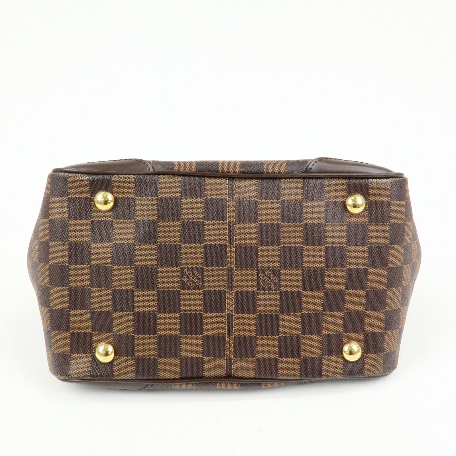 Louis Vuitton Damier Verona PM Hand Bag Damier Ebene N41117
