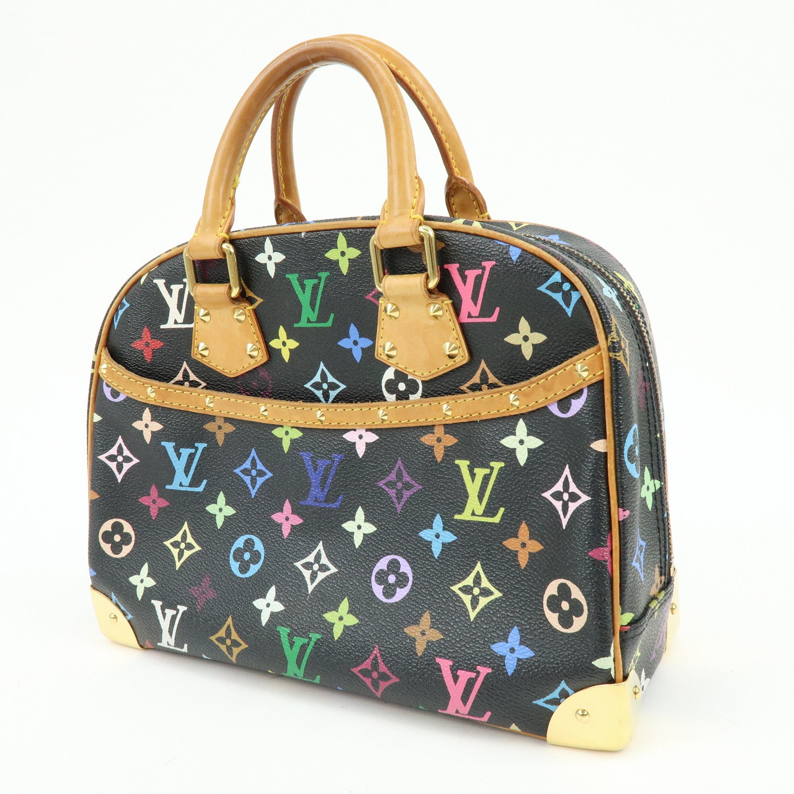 Louis Vuitton Monogram Trouville Multicolor Hand Bag Noir M92662