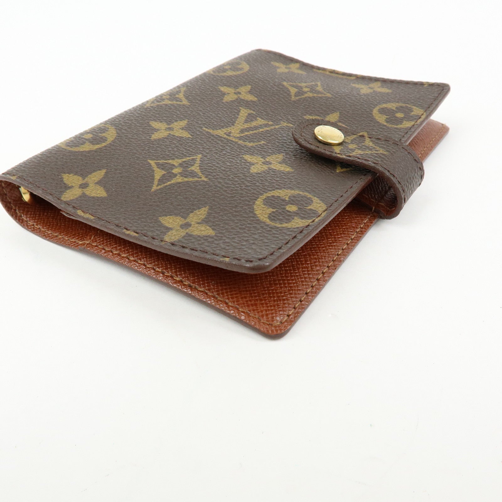 Louis Vuitton Monogram Agenda PM Planner Cover Brown R20005