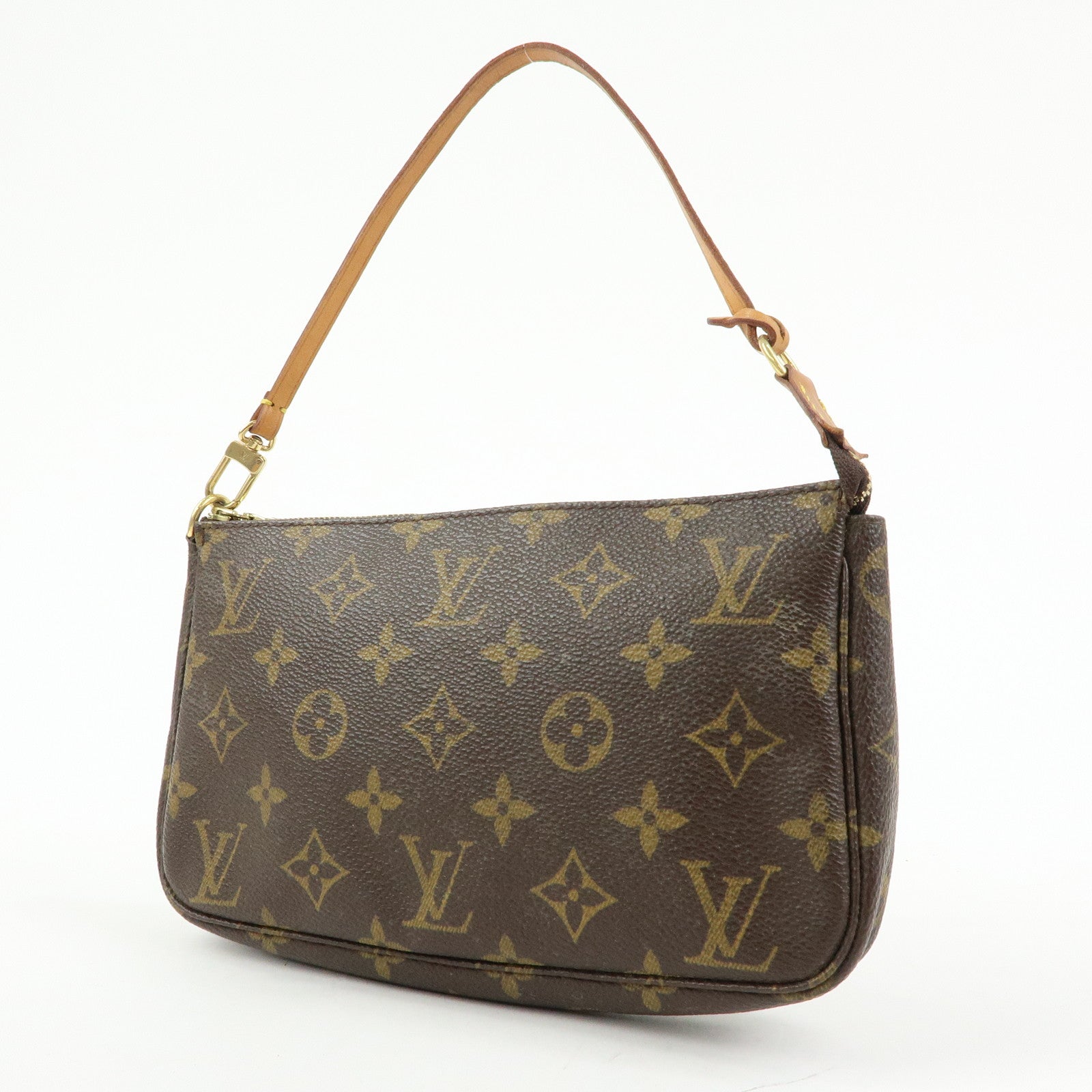Louis Vuitton Monogram Pochette Accessoires Pouch Hand Bag M51980