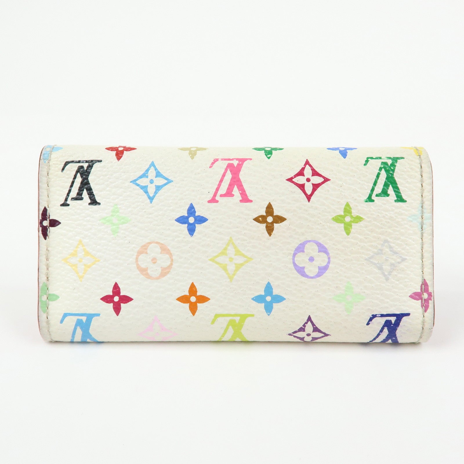 Louis Vuitton Monogram Multicolor Multicles 4 Key Case Blanc M93731