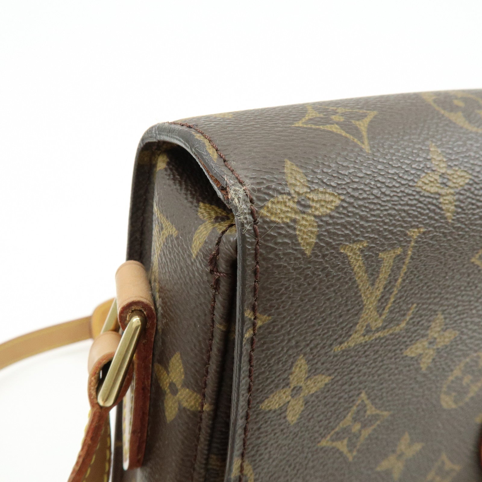 Louis Vuitton Monogram Saint Cloud GM Shoulder Bag Brown M51242