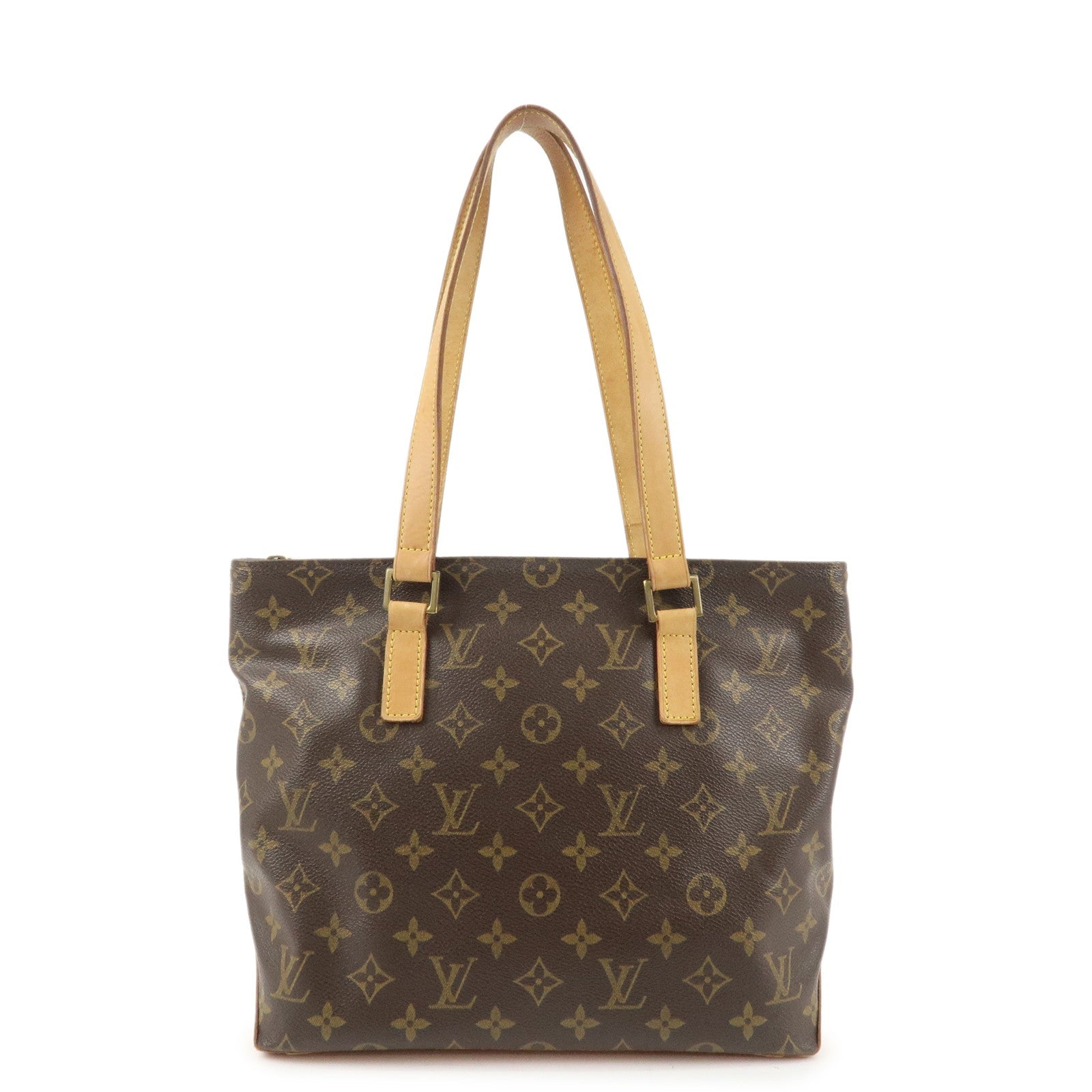 Louis Vuitton Monogram Cabas Piano Tote Bag Hand Bag M51148 Used