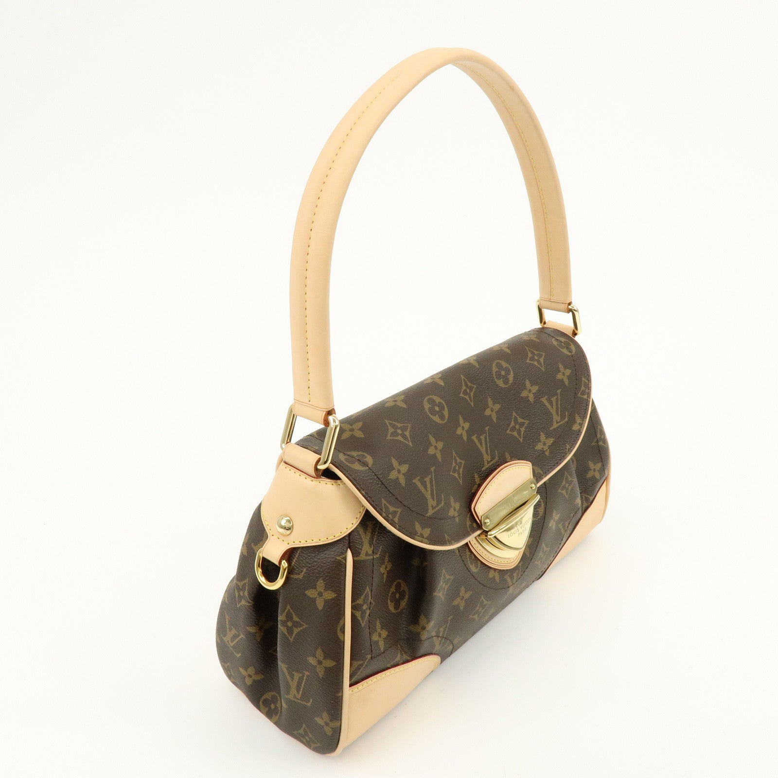 Louis Vuitton Monogram Beverly MM Shoulder Bag Brown M40121
