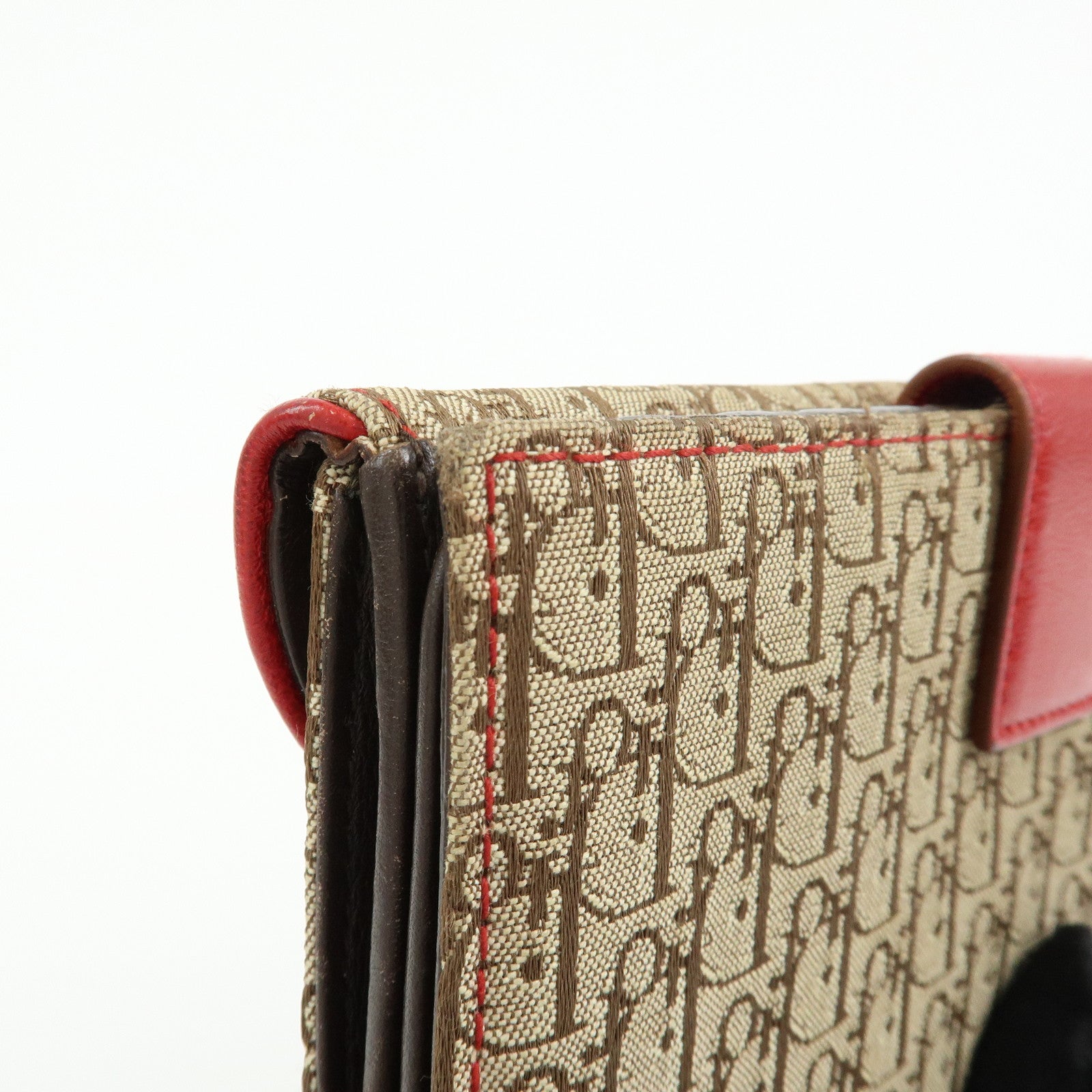Christian Dior Rasta Trotter Canvas Leather Saddle Long Wallet