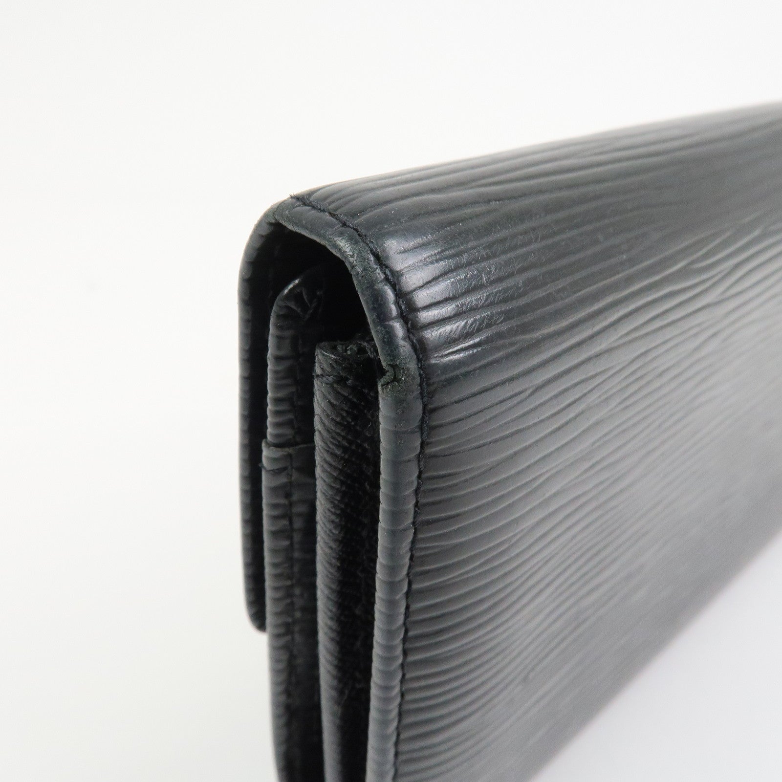 Louis Vuitton Epi Portefeuille Sarah Wallet Noir Black M63742