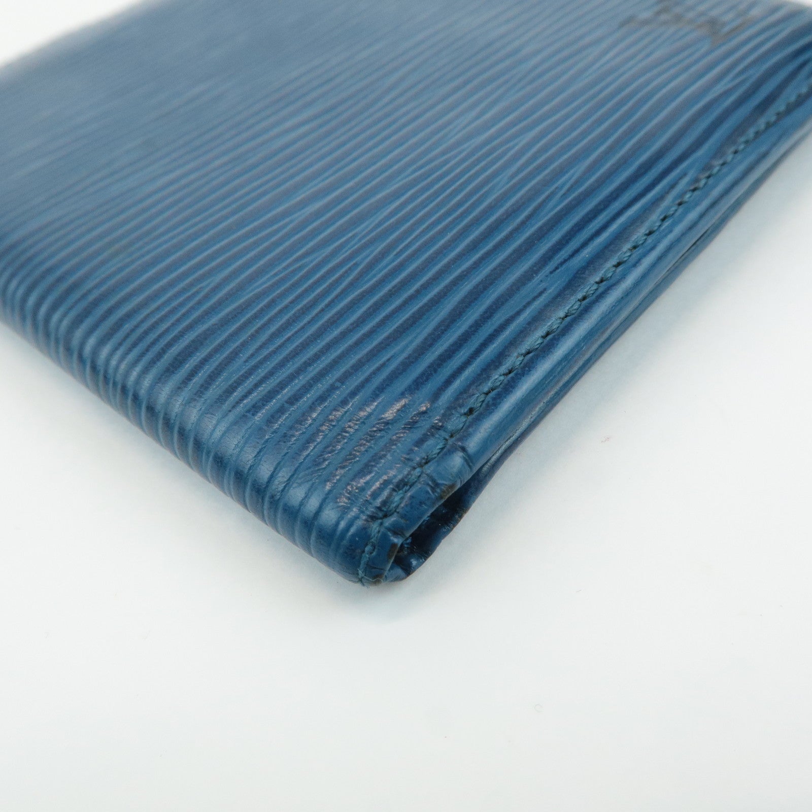 Louis Vuitton Set of 3 Epi Leather Wallet Blue Yellow M63319/M63315 Used