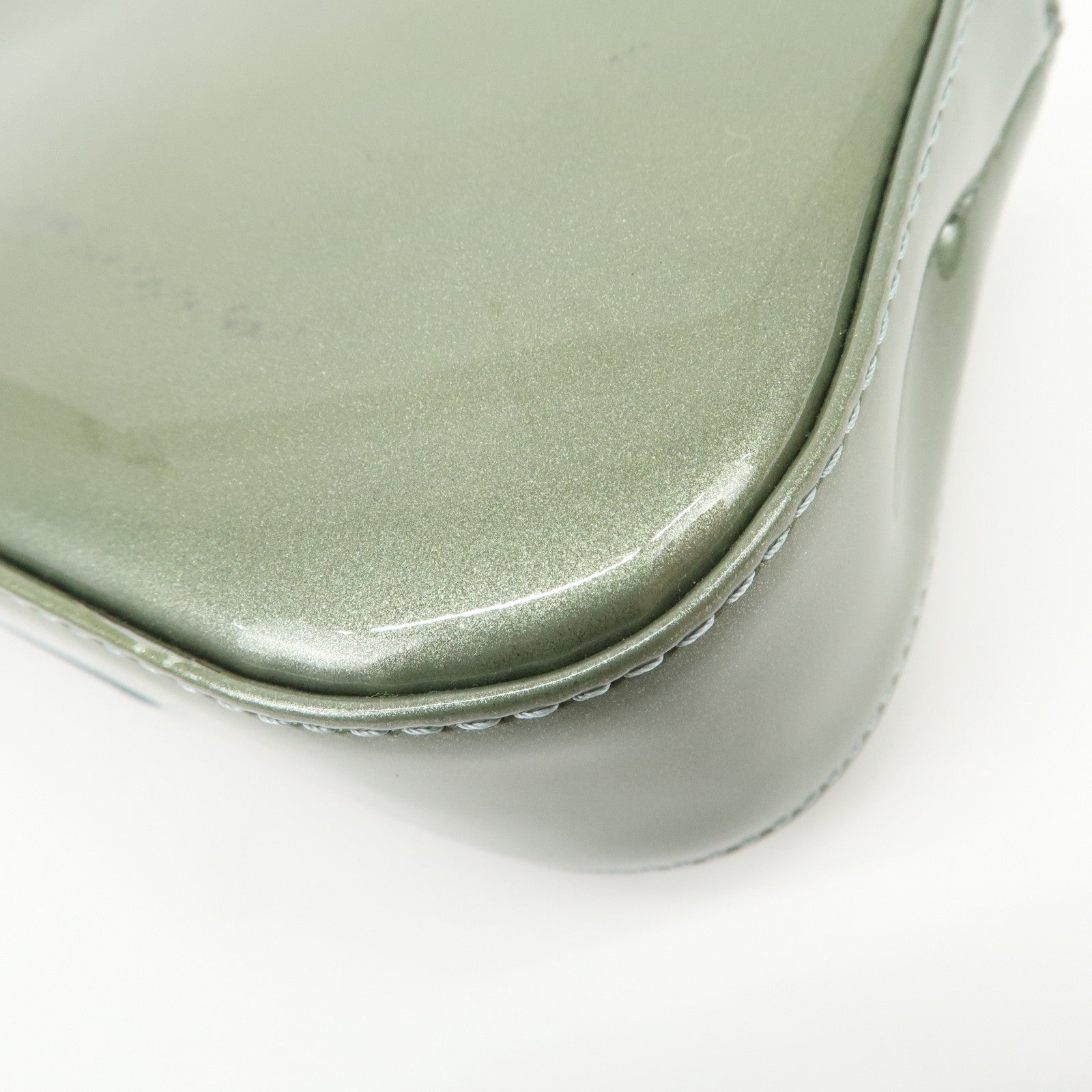 Louis Vuitton Vernis Leather Pochette Sobe Clutch Bag Blue